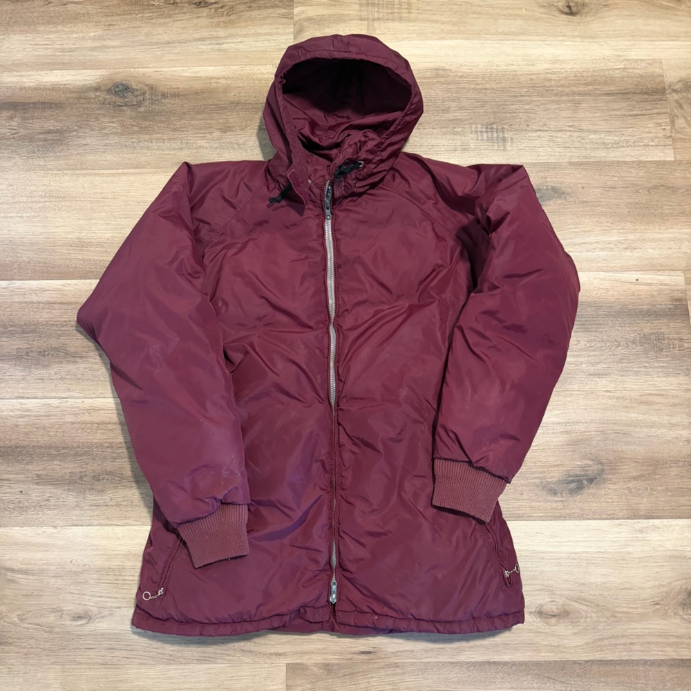 VTG 60s Gerry Boulder Colorado Hooded Puffer Jacket Maroon Men’s Medium - Large